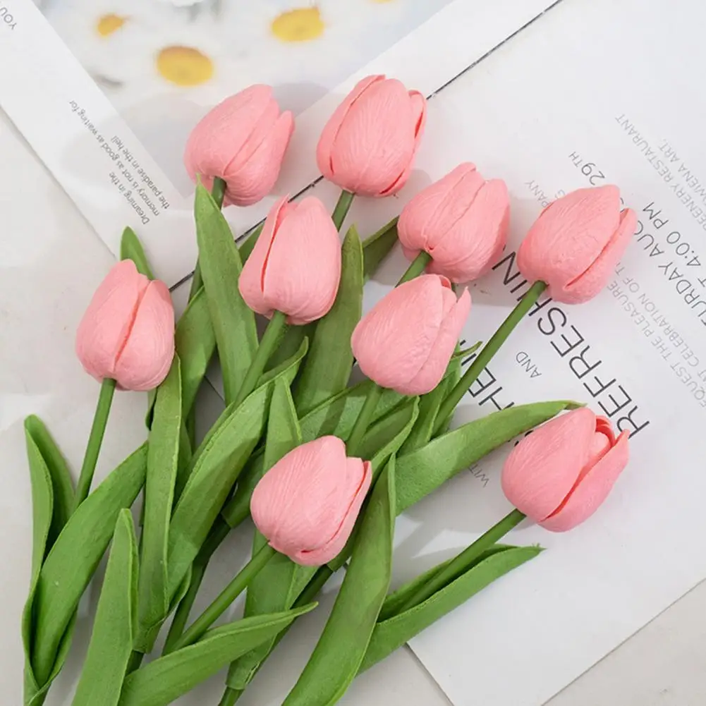 

Modern Simulation Flower Lightweight Artificial Flower Not Wither Flower Arrangement Simulation Tulip Decorate