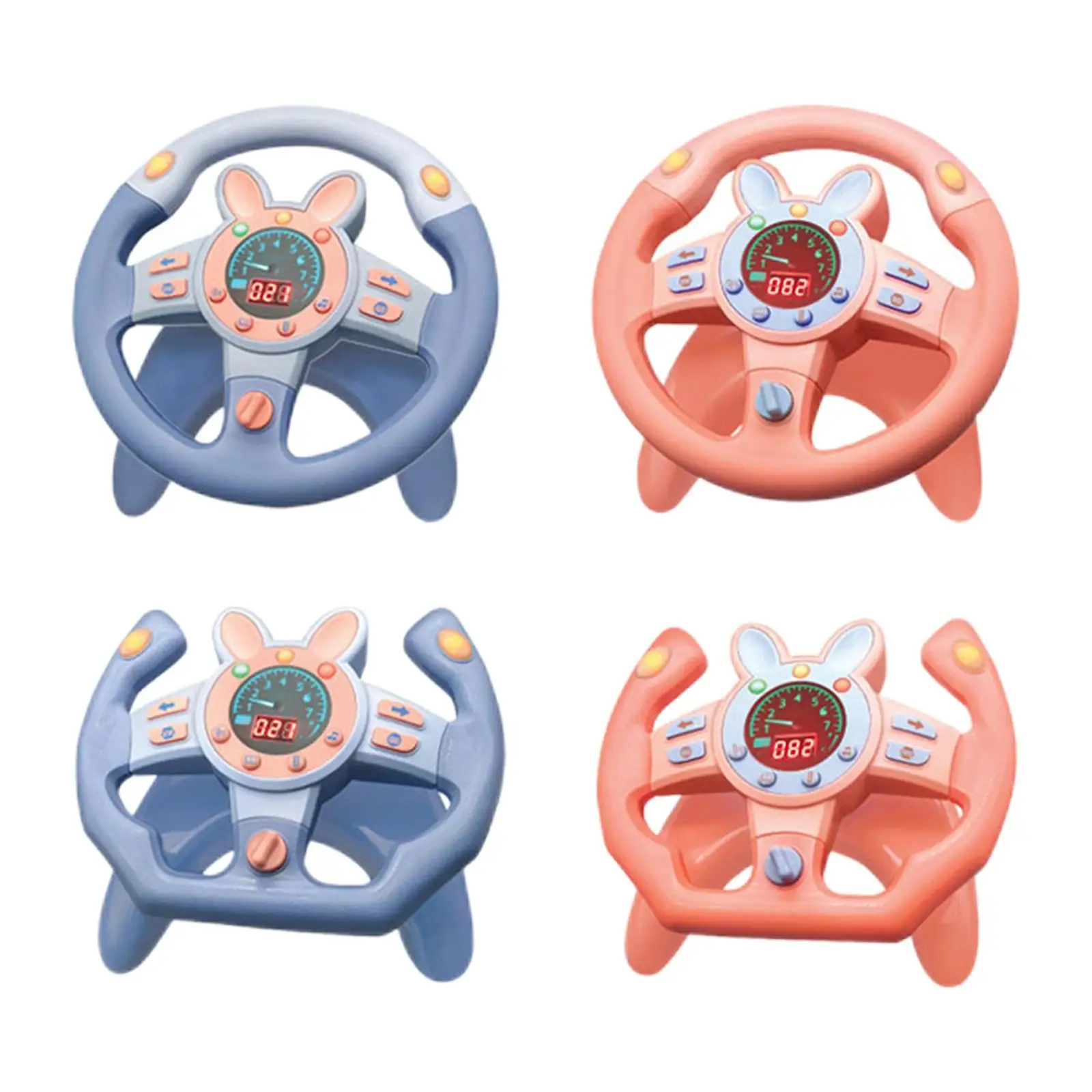

Simulated Steering Wheel Digital Kilometer Interactive Driving Copilot Toy
