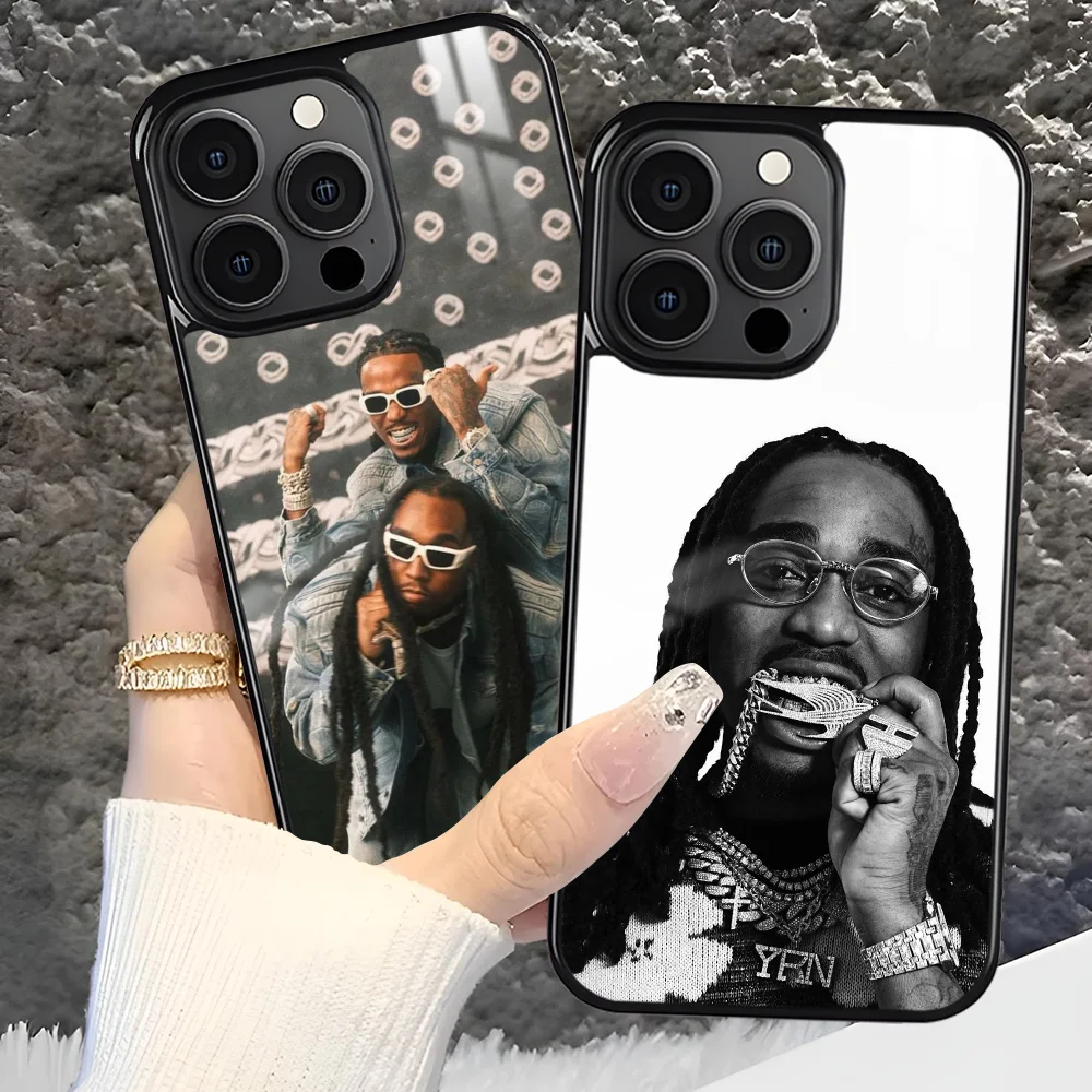 Чехол для телефона M-Migos Quavo Rapper iPhone 16 15 14 13 12 11 Pro Xs Max Mini Plus противоскользящий