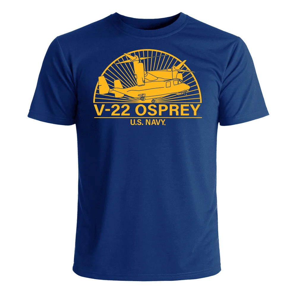 

US Navy V-22 Osprey Tiltrotor Military Aircraft T-Shirt 100% Cotton O-Neck Summer Short Sleeve Casual Mens T-shirt Size S-3XL