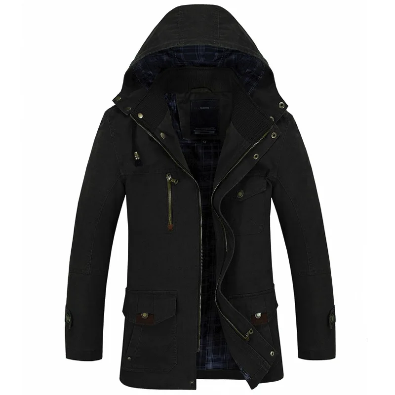 

Осенне-зимняя мужская плюшевая хлопковая теплая шерстяная куртка с воротником свободная Большая мужская одежда Chaqueta Coat бомбер модная курт...