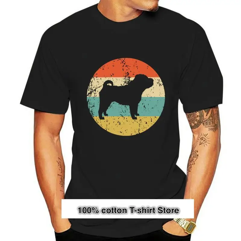 

Camisa Shar Pei para hombre, camiseta Vintage Retro Shar Pei, camisa con icono de perro