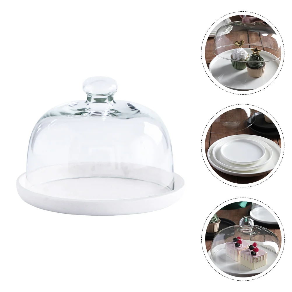 

Cake Cover Domedisplay Stand Dessert Holder Platefood Serving Cheese Cupcake Tray Mini Platter Round Stands Ceramic Cloche Bell