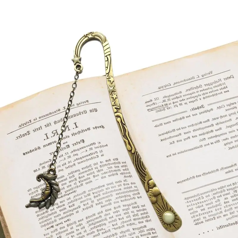 

Светящиеся дневные закладки, солнце, луна и звезды, светящиеся книжные маркеры, уникальные закладки для рождественских подарков на день рож...