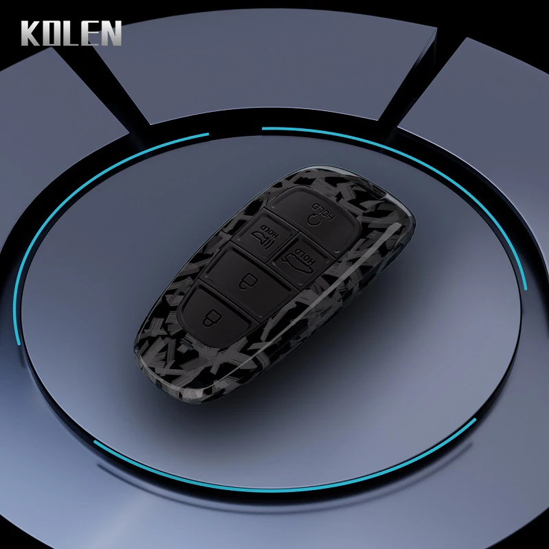 

Чехол для автомобильного ключа из АБС-пластика из углеродного волокна для Hyundai Sonata Sel Ev 6 8 IONIQ 5 NEXO Tucson Sonata 2020 Grandeur 2020 Sonata Limited