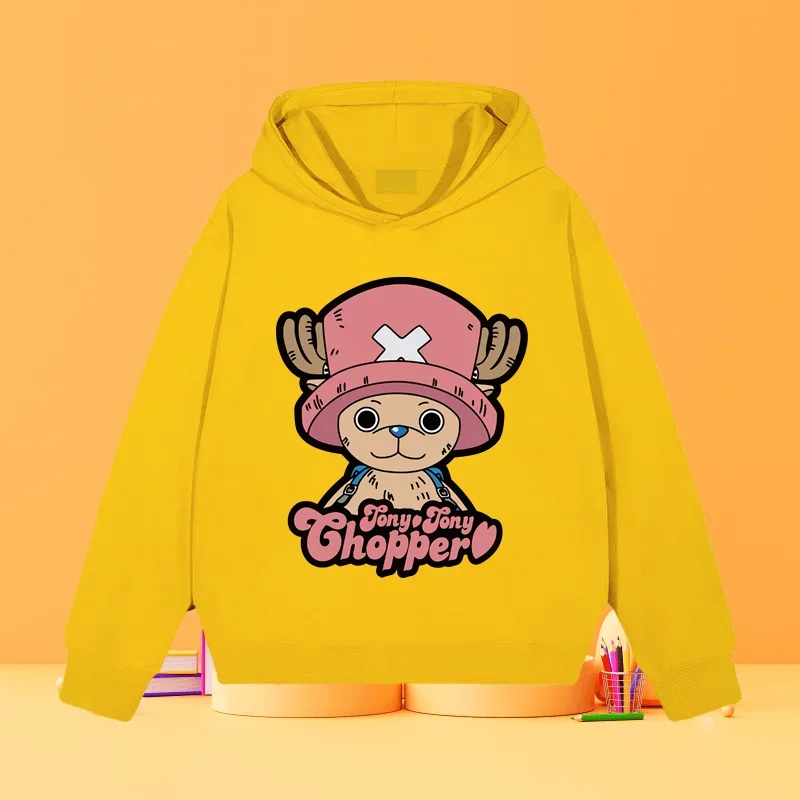 Luffy Qiaoba мультфильм аниме Детская Повседневная модная толстовка с капюшоном Топ