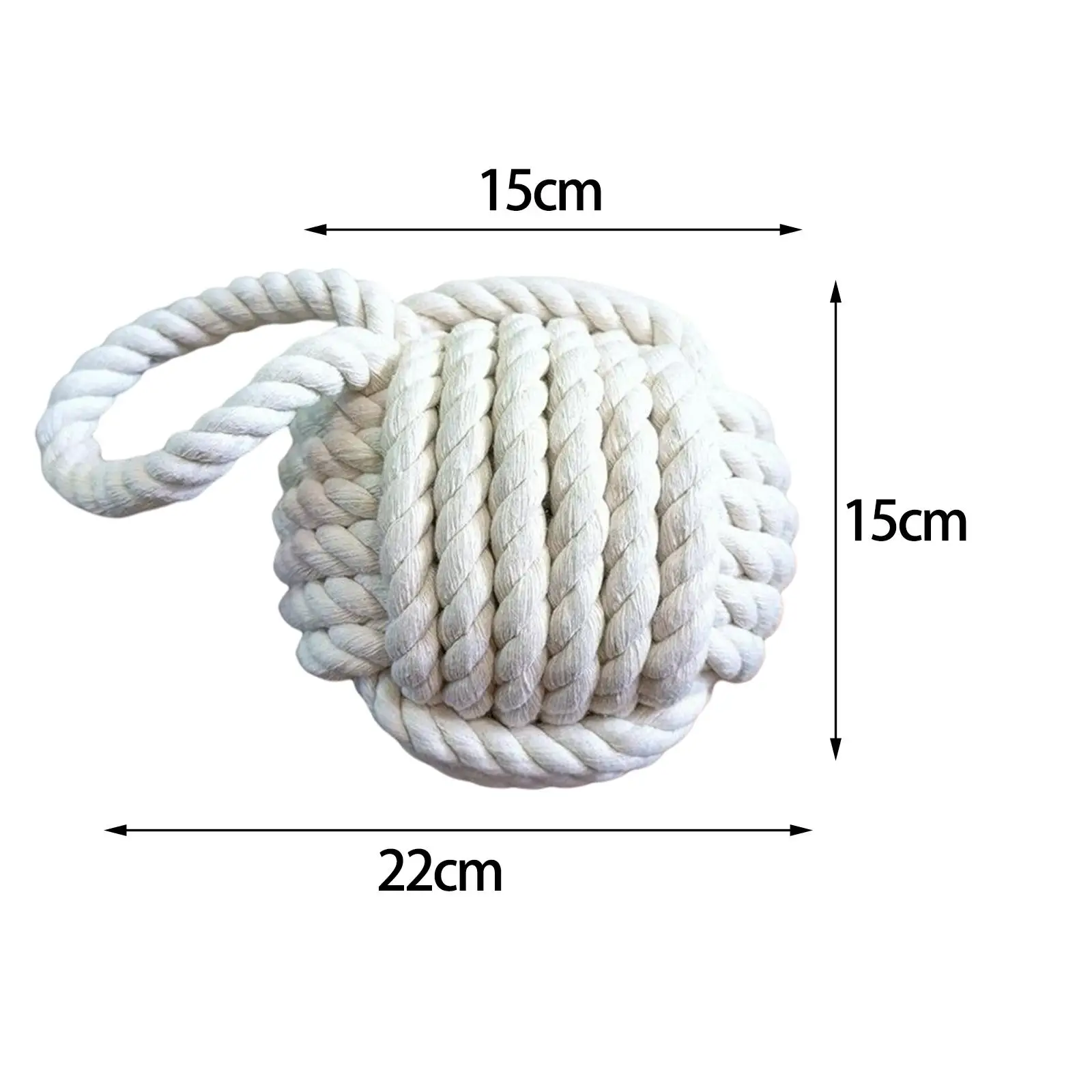 Sferyczna bawełna i len antykolizyjna moda kreatywna lina odbojnicza do drzwi żeglarski węzeł dekoracja łodzi morska sypialni