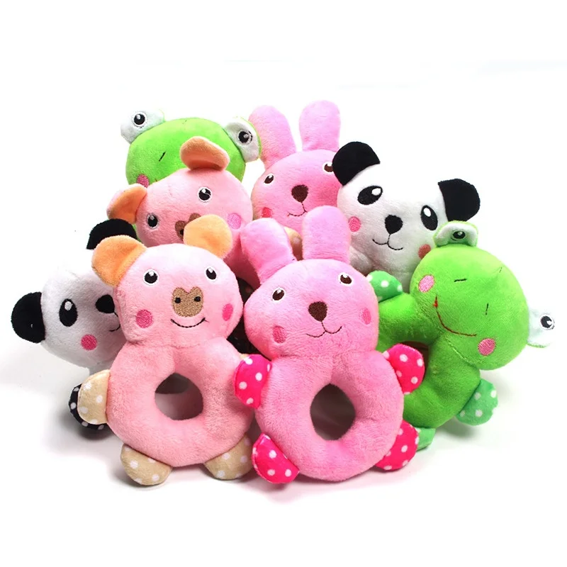 

Игрушка для собак, плюшевая жевательная игрушка для домашних животных, мультяшная панда, лягушка, кролик, щенок, щенок чихуахуа