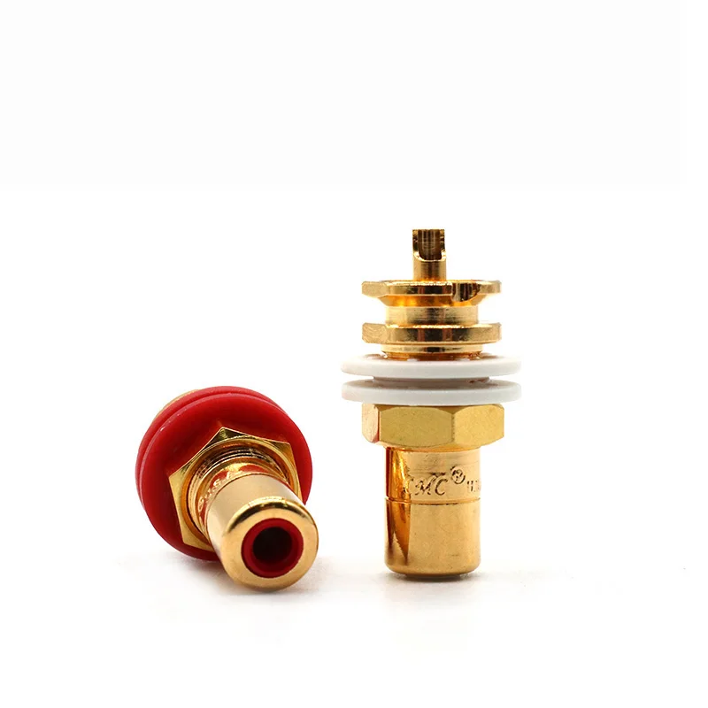 

2 шт., разъемы RCA бескислородные с медным покрытием, 24 к