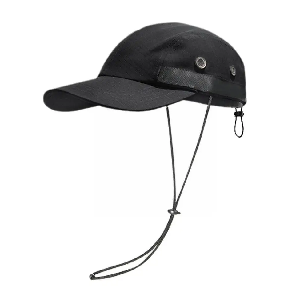 Summer Sunscreen Cap Men Women Outdoor Cycling Sweat Hats With Rope Baseball Absorption Quick-Drying Soft Top Breathable B7D7