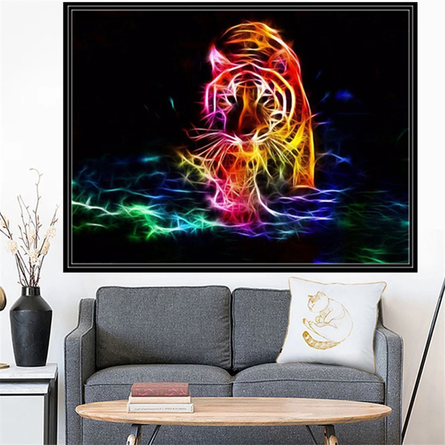 

DIY 5D Diamond Painting Animals Cartoons Lovely Full Drill Square Embroidery Mosaic Art Picture of Rhinestones Home Decor Gift