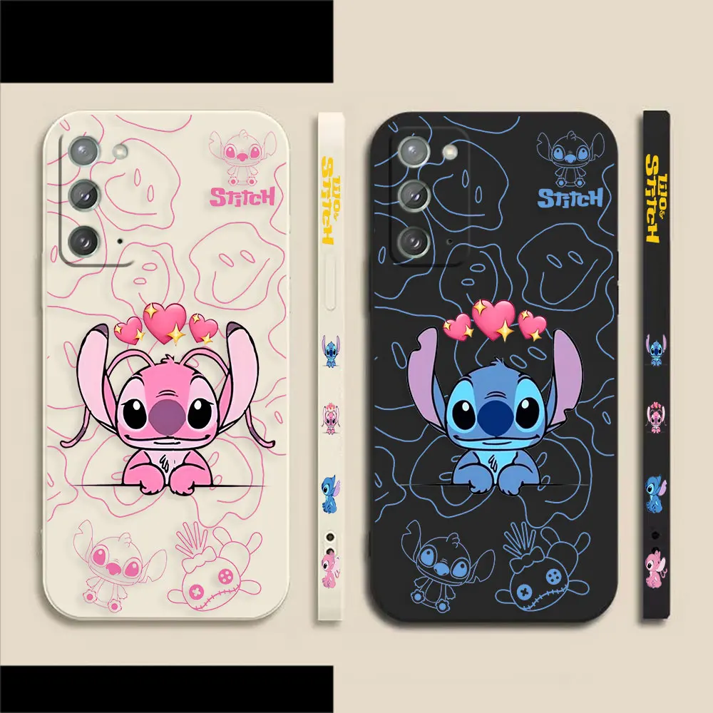 

Angel Lilo And Stitch Cartoon Case For Samsung A50 A30 A20S A10S A10 Note 20 10 M32 M22 M40S A20 Pro Plus Lite Ultra 4G 5G Case