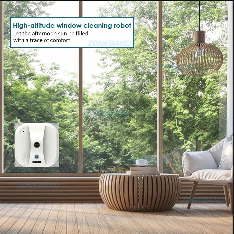Робот-мойщик окон ультратонкий магнитный прибор для мойки с защитой от падения