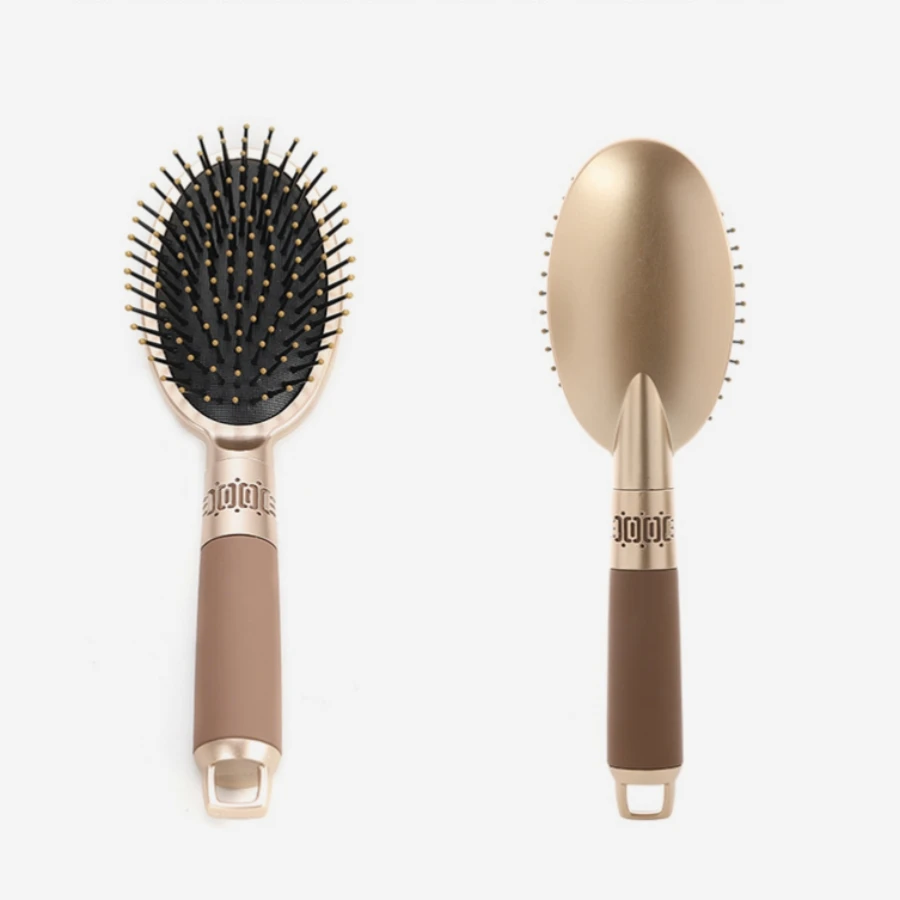 Элегантная золотая щетка для волос с подушкой безопасности от LUNCAY Современный и