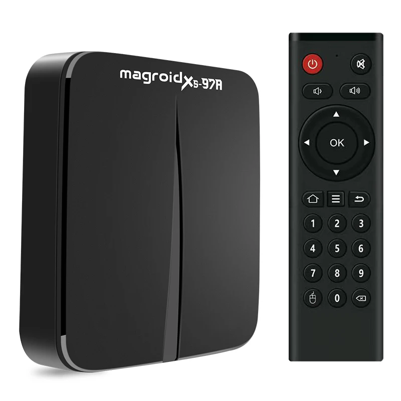 

Для MAGBOX MAGROID XS-97A 16GB HDD 2GB RAM 4K TV BOX (ANDROID 9,1) USB Micro SD HD устройство ethernet USB спутниковый приемник беспроводной