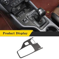 for ford ranger wildtrak 2015 2021 soft carbon fiber car central control gear shift panel stickers car interior accessories