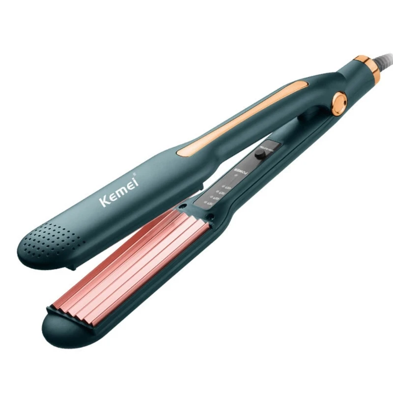

Wet Dry Electronic Hair Straighteners Corrugated Curler Crimper Waves Iron-Tools New Dropship
