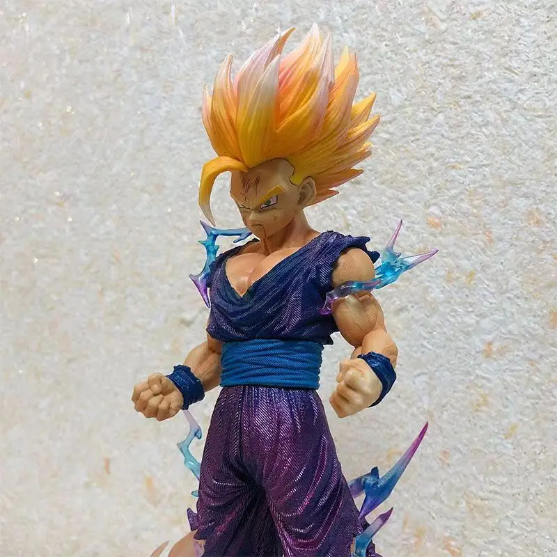 26 См Dragon Pearl Super II Sun Wukong GK Ручная Работа Saiyan Battle Damage Standing Аниме Фигурка Модель Сцена