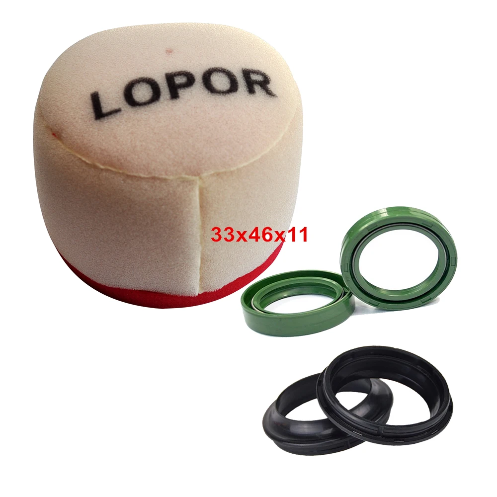 

Комплект сальников для Kawasaki KX65 2000-2021 с воздушным фильтром мотоцикла 33*46*11