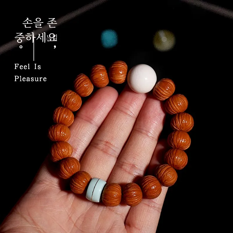 Fideli Mammoth бутик цвета слоновой кости ледяной материал свободные бусины круглые