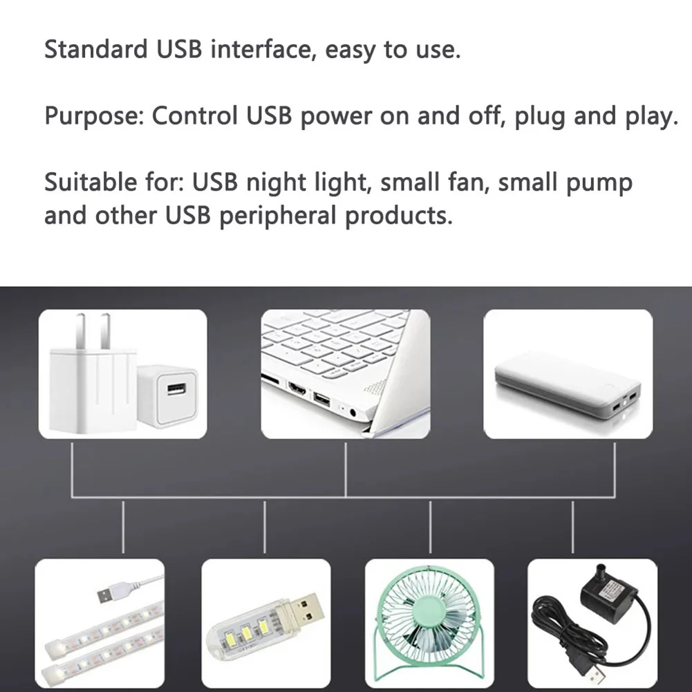 DC 5 В USB беспроводной радиочастотный пульт дистанционного управления мощность