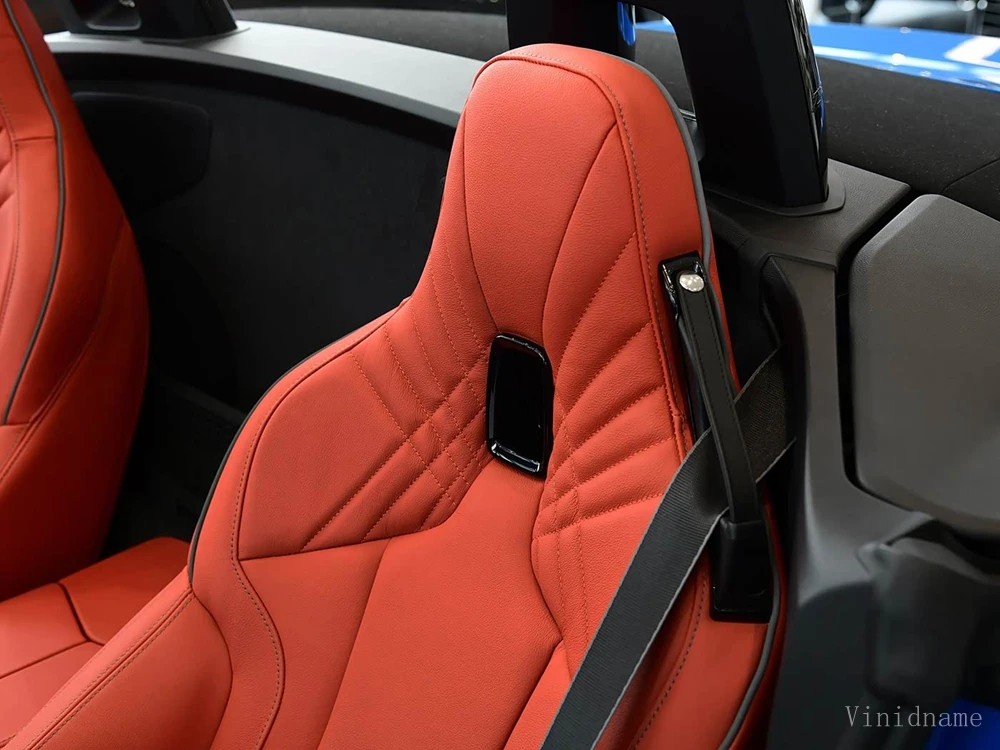 Фото Для BMW Z4 G29 Roadster 2018 2019 2020 2021 2022 2023 2024 2025 2026 Комплект чехлов для автомобильных сидений из веганской кожи Nappa, аксессуары на заказ. №4