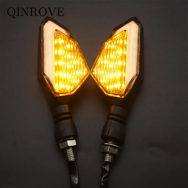 

10MM Universal Motorcycle Turn Signal Light ABS Acrylic 12V Indicator Scooter Flasher LED Lamp For Honda Yamaha FZ6 FZ8 MT 07 09
