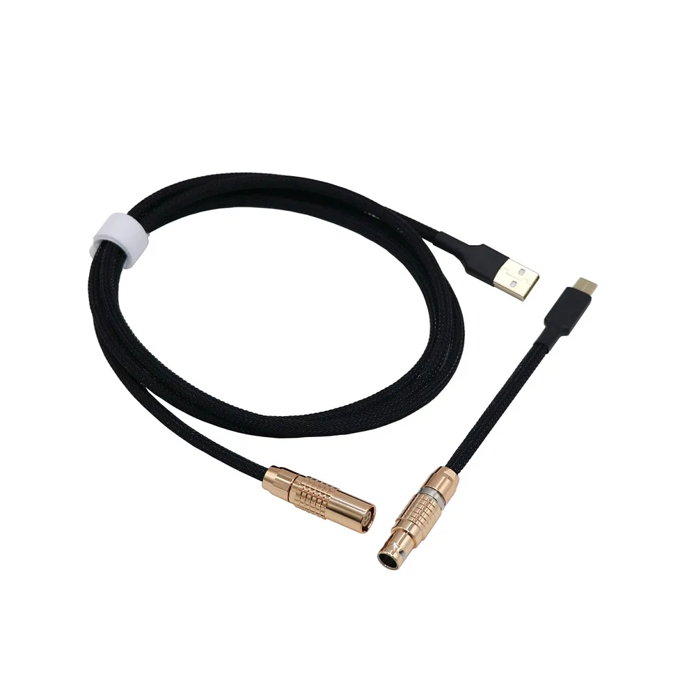 Фото Механическая клавиатура на заказ с USB на USB Тип C прямой кабель с Lemo 1B Aviator №4