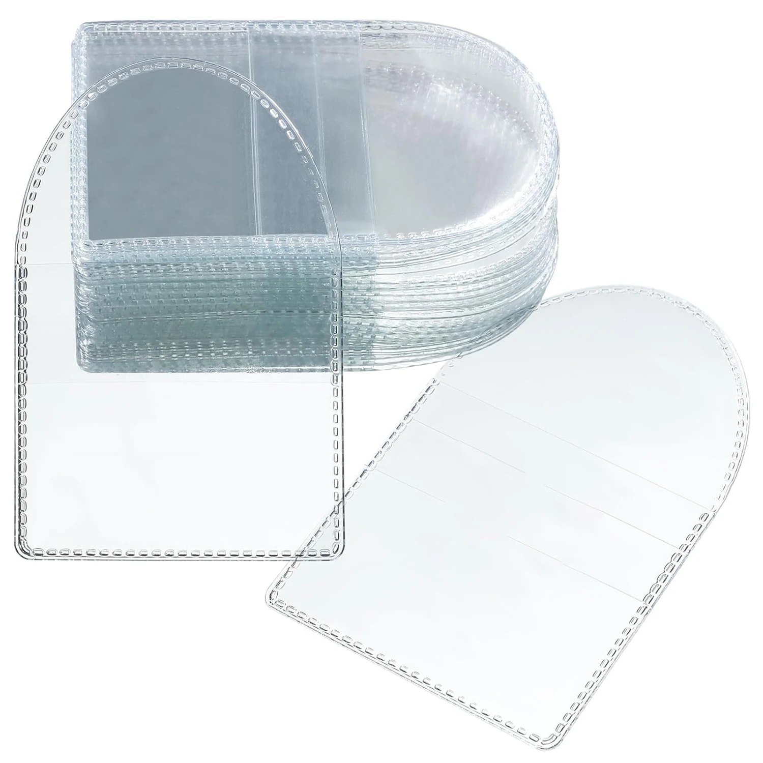 Прозрачные водонепроницаемые чехлы для монет 50 шт.