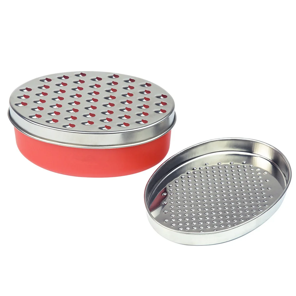 

Grater Cheese Slicer Vegetable Kitchen Stainless Steel Zester Container Handwith Rotary Shredder Toolginger Small Fruit Butter
