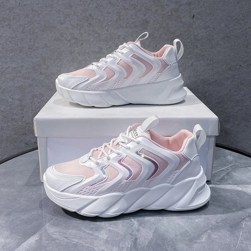 

2022 New Women's Sneakers Women's Fashion Platform Shoes Women's Platform Sneakers Spring Autumn Shoes Casual Vulcanized Shoes