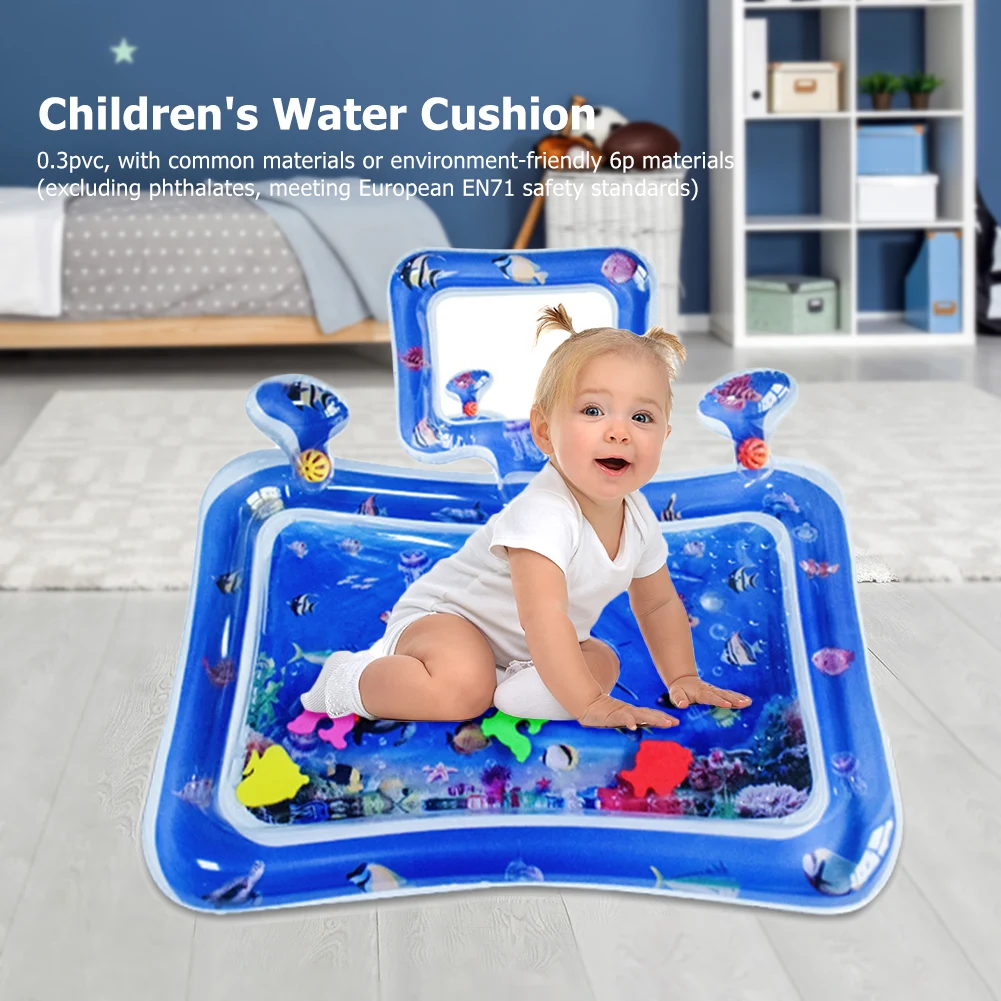 

Baby Water Mat Inflatable Cushion for Infant Toddler Water Play PVC Playmat Pads Children Early Educational Summer Play Toys