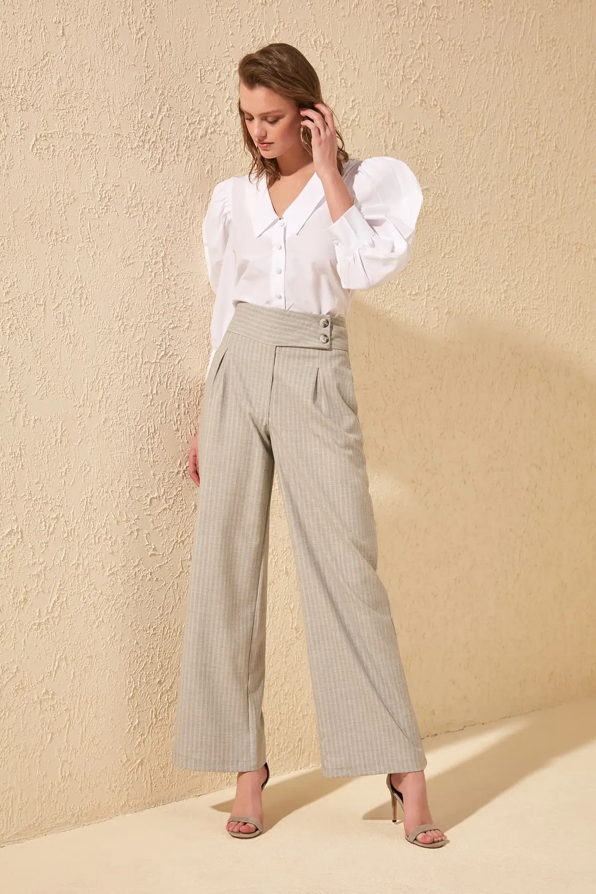 Брюки в полоску TWOSS20PL0065 | Женская одежда