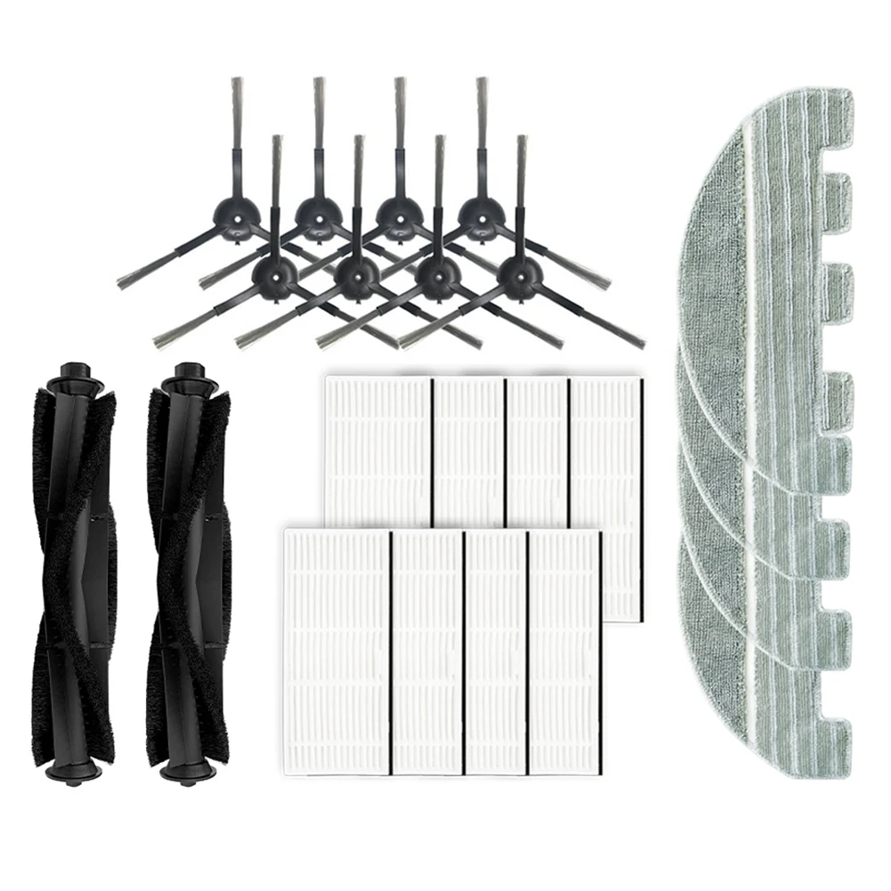 

For Proscenic M7 Max M7 Pro M8 Pro Main Side Brush Hepa Filter Strainer Mop Cloth Rag Replacement Accessory Spare Part