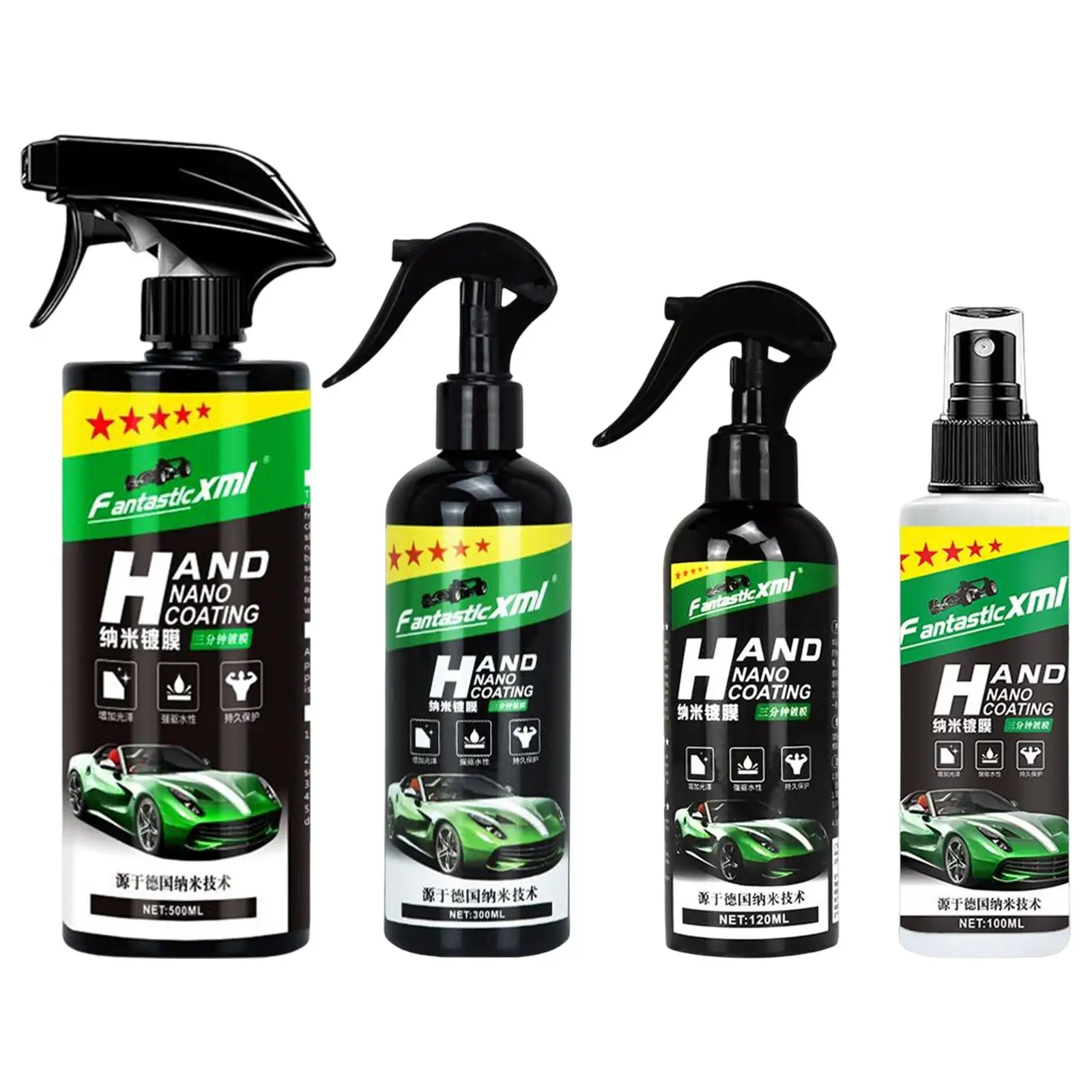 

100/500ml Nano Ceramic Spray Coating Paint Protection Car Wax Polish Liquid Hydrophobic Car Shine Spray Polishing Coating Agent