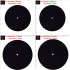 Коврик для вращающихся пластин Slipmat, аудиофил, войлочная тарелка, Проигрыватели виниловых пластин, антивибрационный, прочный, антистатический, 10 ''7''