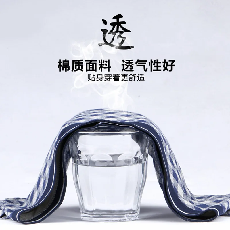 4Pcs/Lot Men Underwear Cotton Boxer Shorts Print Underpants Comfortable Breathable Lingerie Male Trunk U Convex Panties