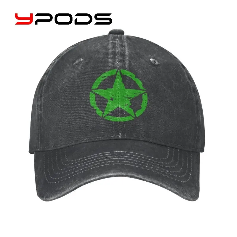 

Cool Cotton Green US Tactical Military Star Motorcycle Baseball Cap Men Women Adjustable Adult Dad Hat Hip Hop