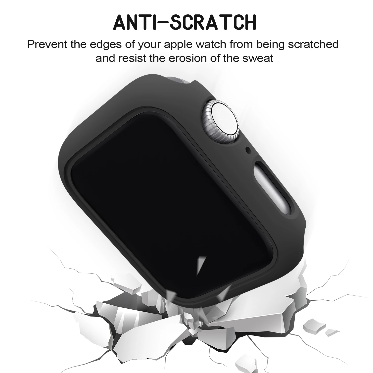 Чехол для Apple Watch Series 7 41 мм 45 защитный чехол из поликарбоната iWatch 6 5 4 3 38 42 без