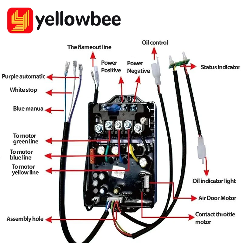 Автоматический контроллер бензинового генератора 12 В 24 48 60 72 в