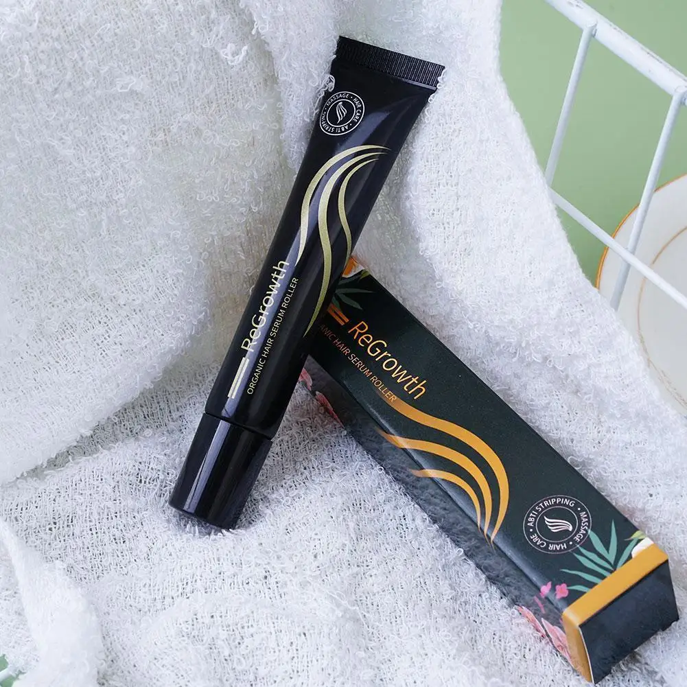 

Органическая Сыворотка для роста волос, Набор роликов для ухода за волосами, Жидкость против зачистки для всех типов выпадения волос, кожи г...