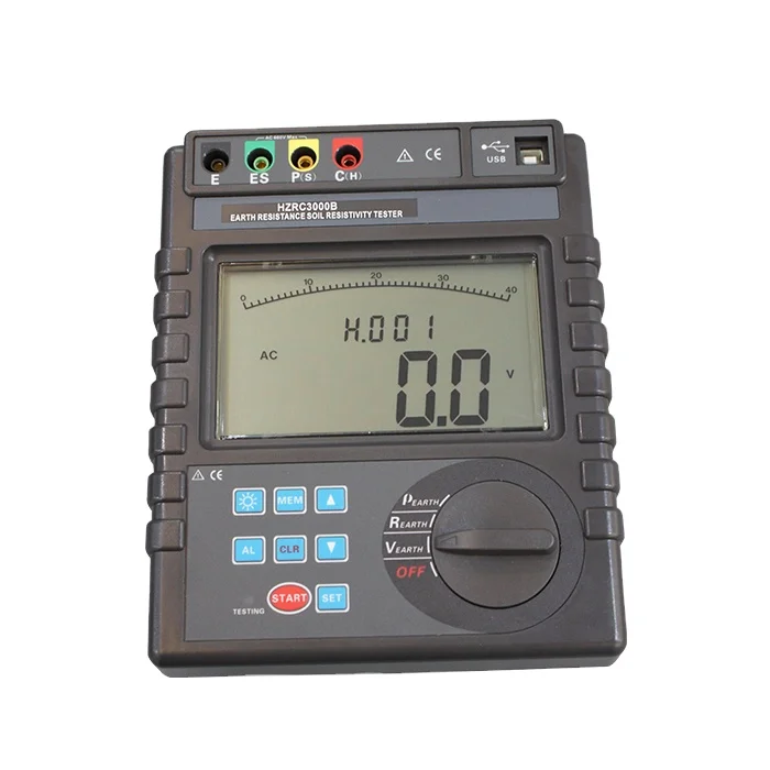 

Huazheng Electric HZRC-3000B Digital Earth Resistance Tester Soil Resistivity Meter With Best Price