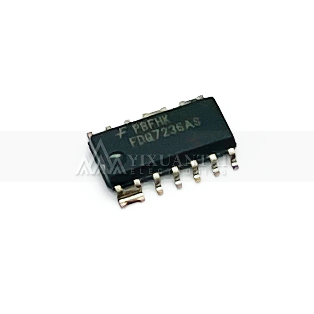 

10PCS/LOT NEW Original FDQ7236AS FDQ7236A FDQ7236 MOSFET 2N-CH 30V 14A/11A 14-SOIC 14SOP SOP14