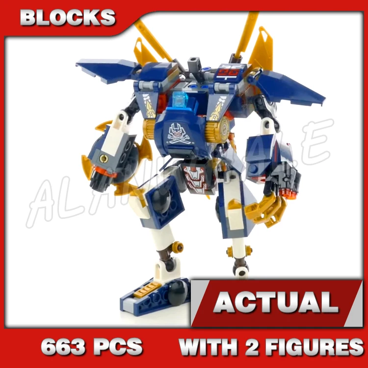 

663PCS Killow vs. Samurai Mech Robots Mask Booster Pack 10805 Building Blocks Sets Bricks Compatible with Model