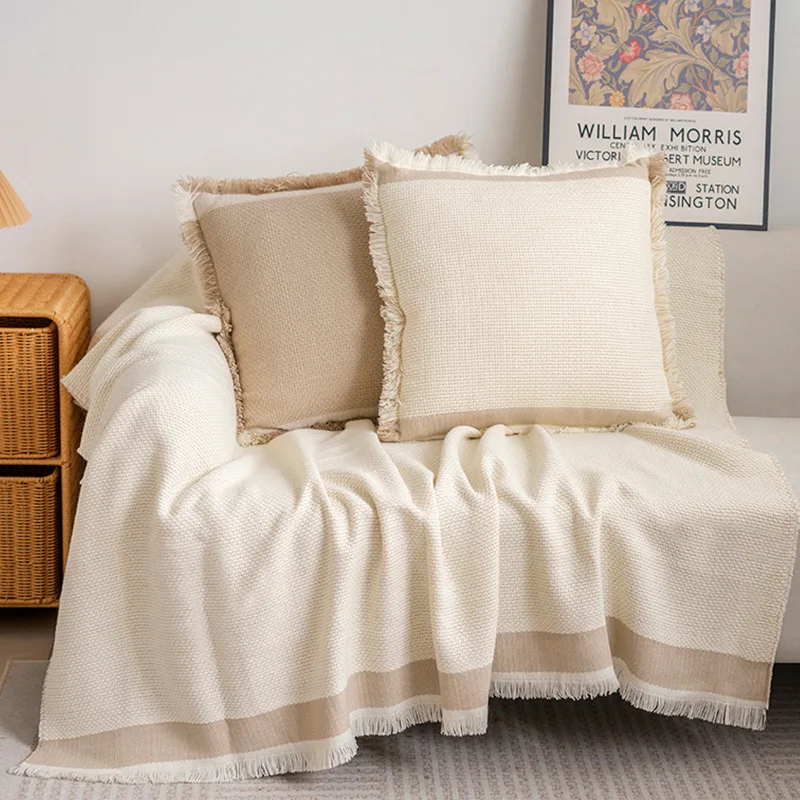 

Cushion Cover 45x45cm Ins Retro Pillow Case Pillowcase for Sofa Home Decor