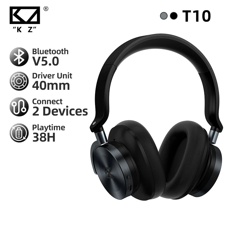 

Новые шумоподавляющие наушники KZ T10, беспроводные Bluetooth-наушники 5,0 с несколькими режимами, игровая гарнитура с высоким разрешением