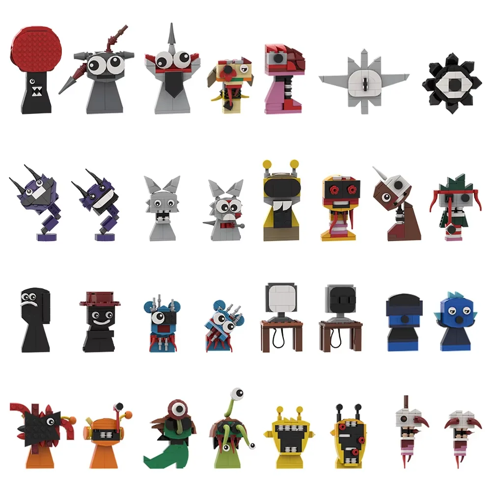 Игра Sprunki Incredibox строительные блоки музыка кирпичи игра ужасов фигурка игрушки