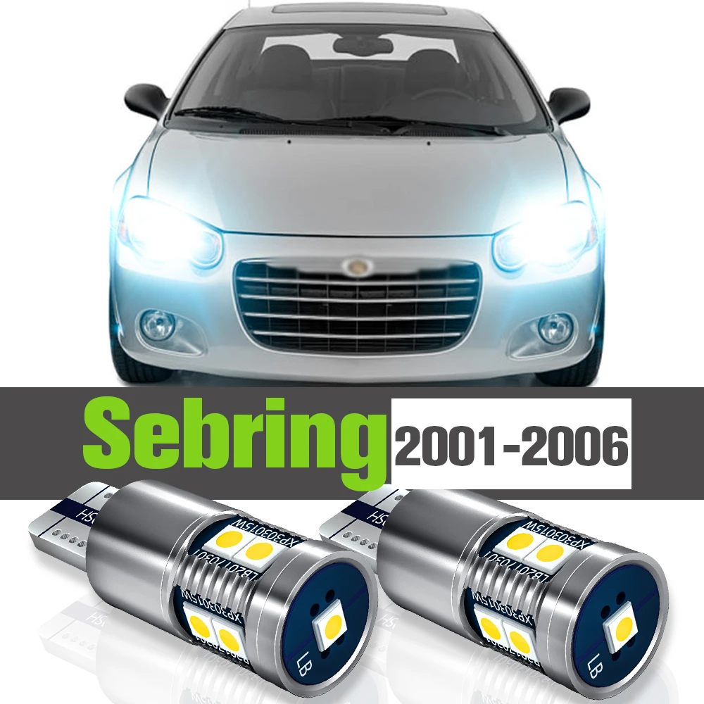 

2x LED Parking Light Accessories Clearance Lamp For Chrysler Sebring 2001 2002 2003 2004 2005 2006