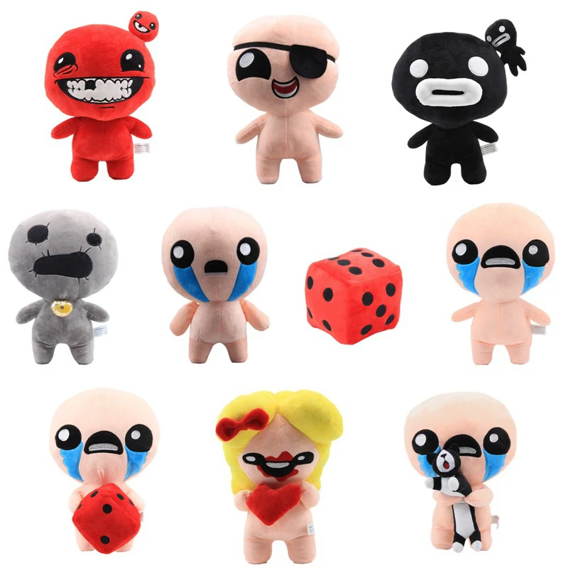 1pcs Game The Binding of Isaac Plush Toy Afterbirth Rebirth Cartoon Cute ISAAC Stuffed Doll Sleeping Pillow Cosplay Kids Gifts