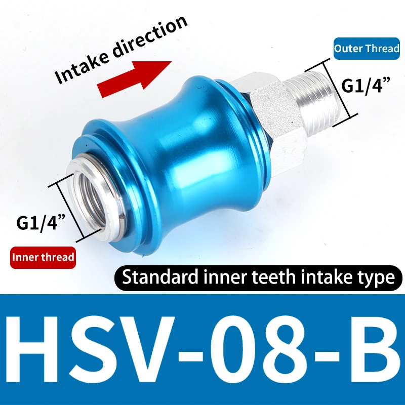 

Алюминиевый пневматический ручной ползунковый клапан HSV-06/08/10/15/20 1/8 1/2 3/4 Ручной нажимной переключатель управления выхлопом Внешняя и внутренняя резьба